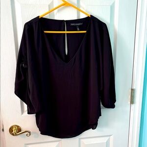 Elegant WHBM Black Women's Top